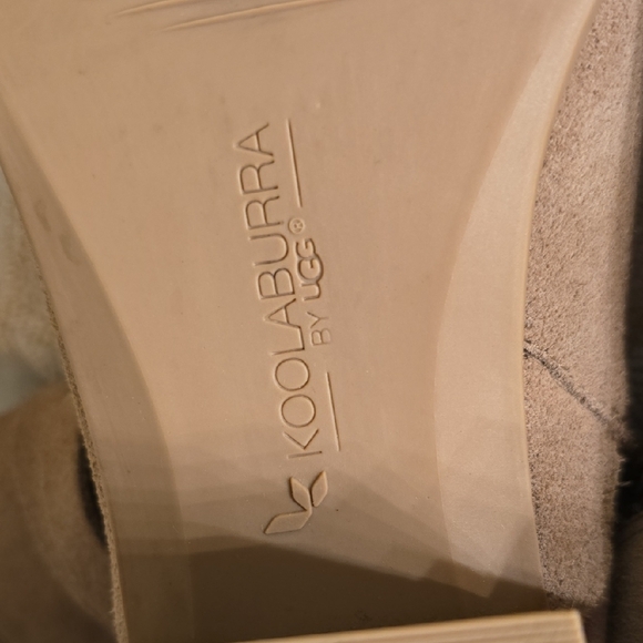 Koolaburra Tan Suede Ankle Boots with Tassel - Picture 12 of 14